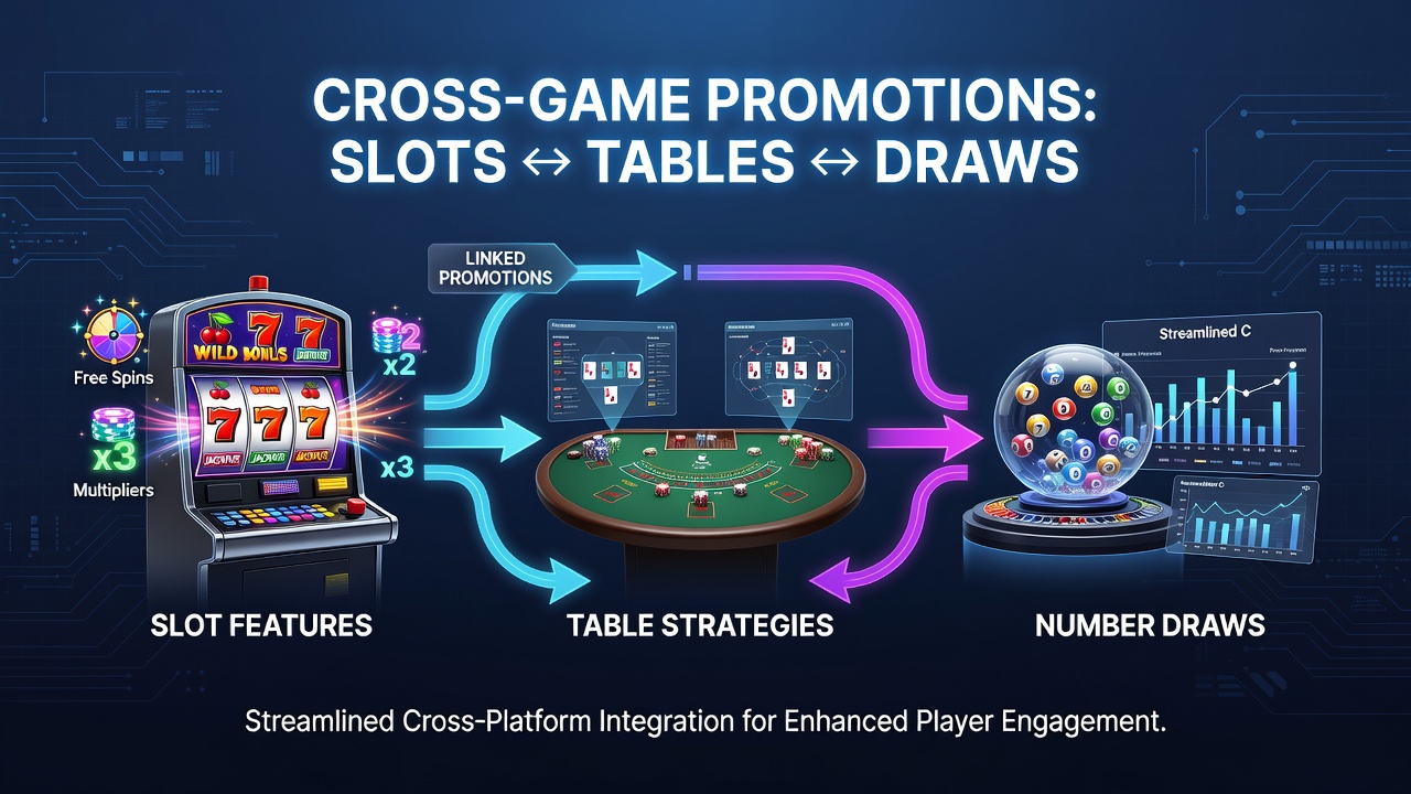 Close-up of a tablet displaying cross-game bonus tracking and withdrawal options