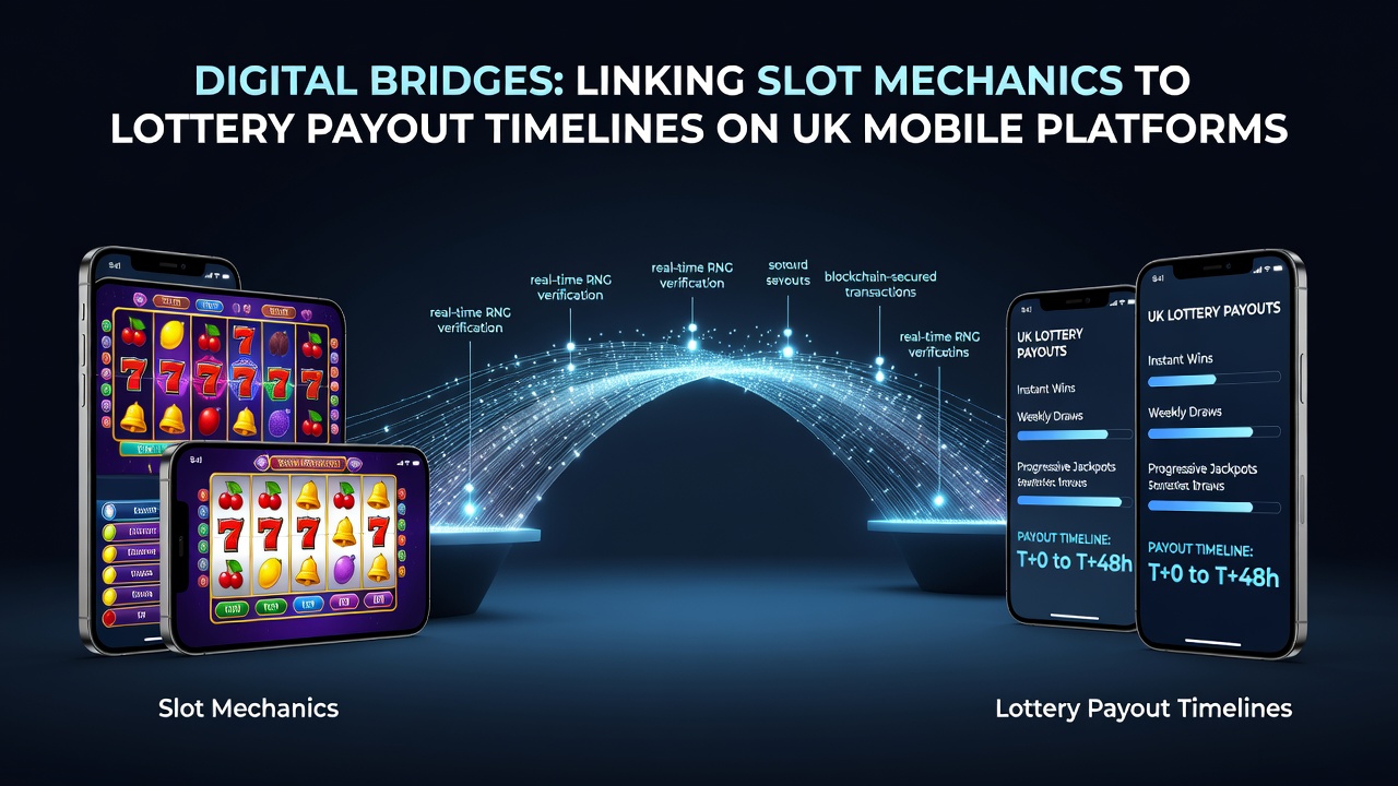 Close-up of mobile app dashboard displaying slot bonuses transitioning into lottery payout confirmations