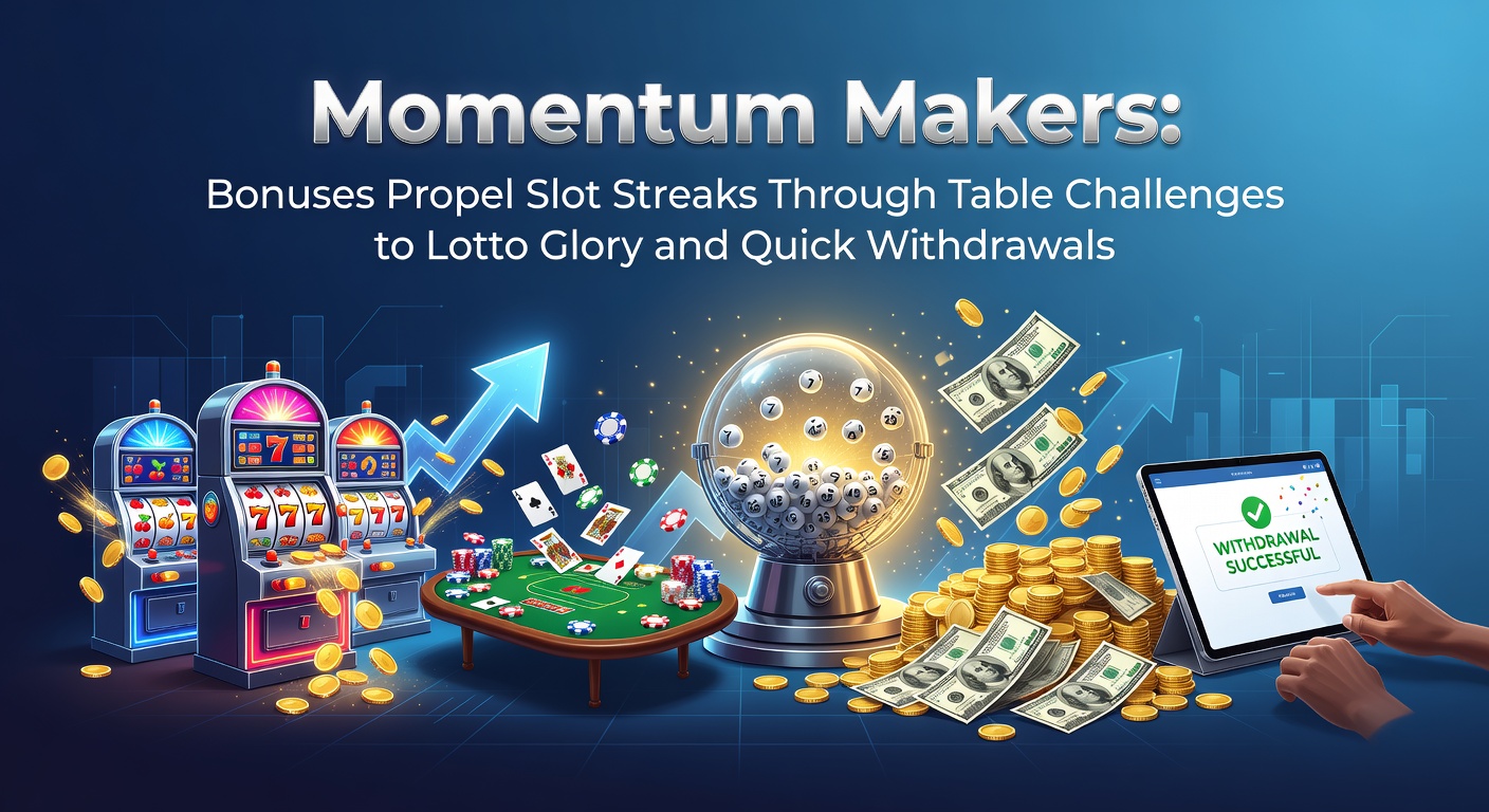 Vibrant casino floor showing slot machines lighting up next to bustling blackjack tables and digital lottery terminals, capturing the energy of linked gaming promotions